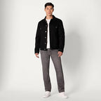 Men’s Regular Fit Denim Jacket – Classic Low Stretch Trucker Jacket