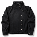 Vintage Fencing Denim Jacket - Classic Retro Style for Adults