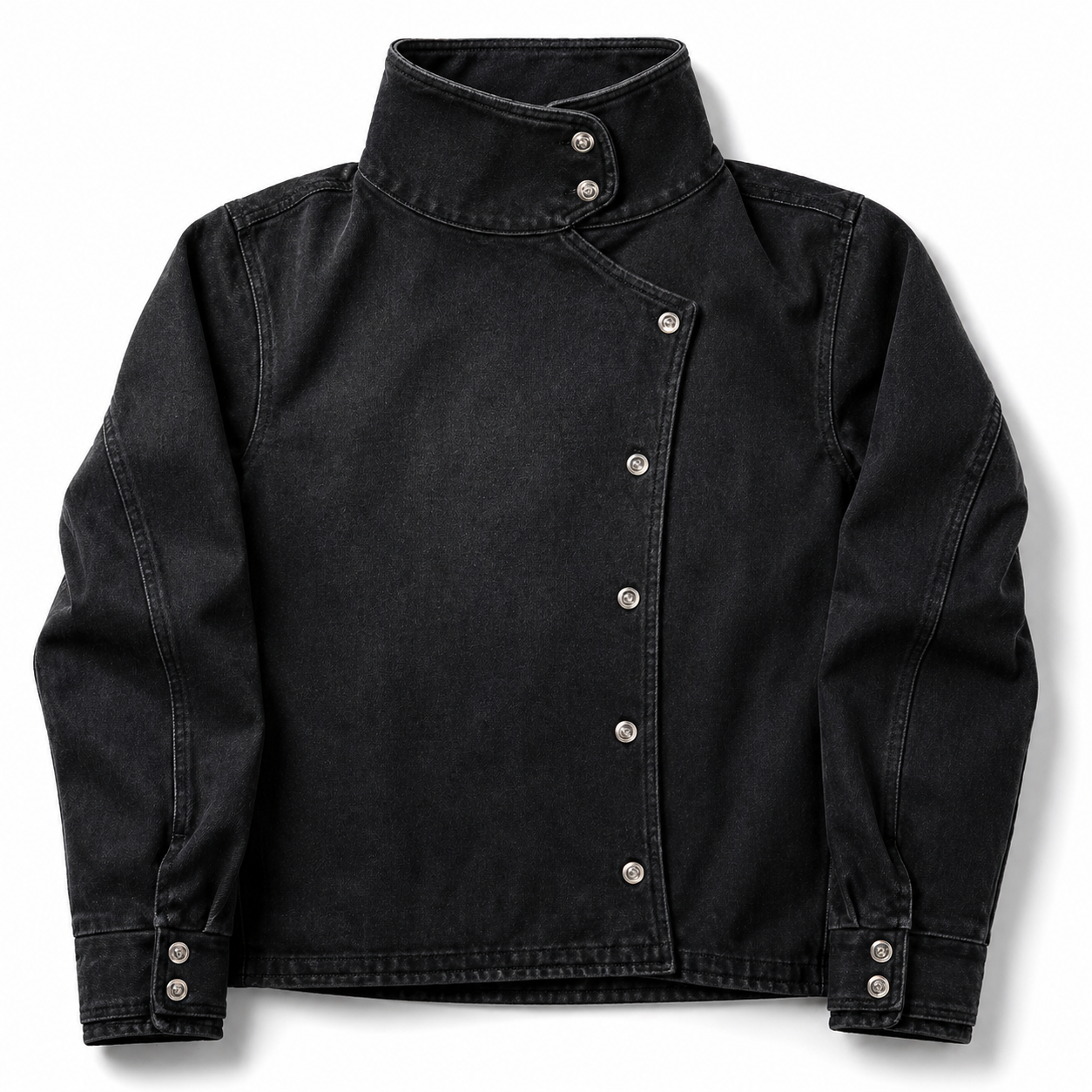 Vintage Fencing Denim Jacket - Classic Retro Style for Adults