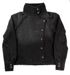 Vintage Fencing Denim Jacket - Classic Retro Style for Adults