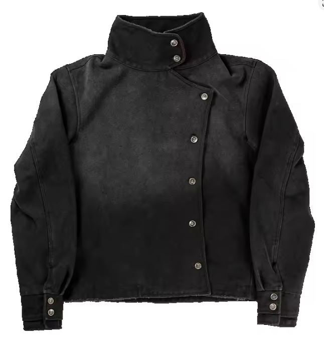 Vintage Fencing Denim Jacket - Classic Retro Style for Adults