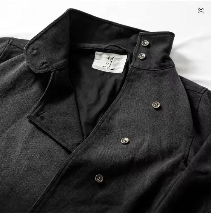 Vintage Fencing Denim Jacket - Classic Retro Style for Adults